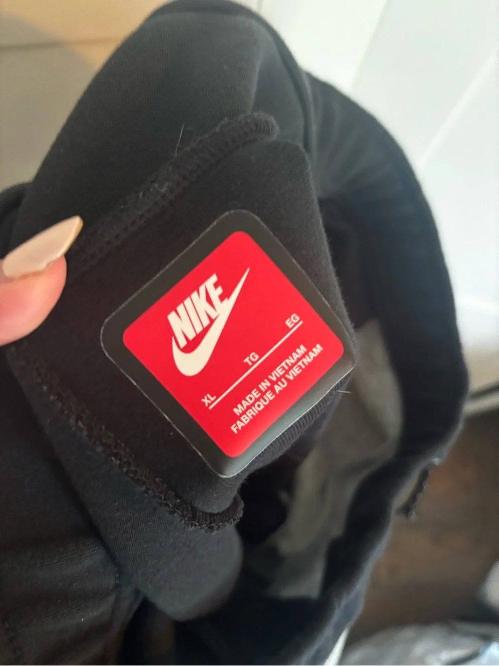 Nike Boy's Black & Gray Jogger Pants Size XL 18